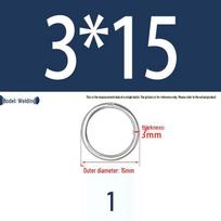 304 Stainless Steel Seamless O-Ring for Lifting and Hammock Yoga Connection
