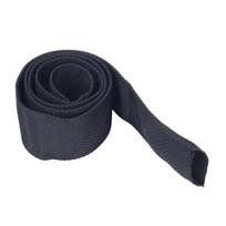 Lengvas montavimas Virvės apsauga Patvari nailoninė gervės virvės apsauginė nailoninė mova 3cm wide 1 M black