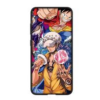 for Samsung Galaxy S25 S24 S23 S22 Ultra FE Plus A37 A57 A56 A55 A06 A16 A15 A36 A26 A35 A05 A25 A54 A34 Case Wallpaper Trafalgar Law Luffy One Piece for Redmi 9C aero