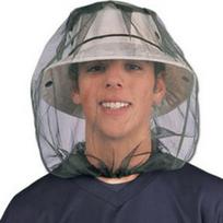 Outdoor Head Face Protector Hat Cap For Bee Insect Mosquito Net Mesh Headgear žalia