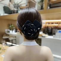Non-slip Flower Hair Clip Flexible Lazy Hair Curler Exquisite Hair Bun Roller  Women Girls 02