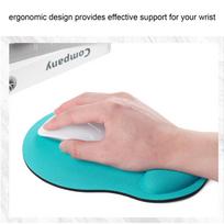 Wrist Rest Mouse Pad Blue Green Ergonomic Support Soft Comfortable Mouse Wrist Pad for   Game