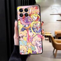 Case for Honor 90 200 400 Lite Magic5Lite X8 X5b 70 X9a X7 X6 8X Black Soft Phone Cover Beautiful Sailor Moon Honor X8c