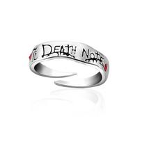 Death Note Anime Ring Yagami Light Alloy Cosplay Prop for Women Men Adjustable Ring Jewelry Gift Accessory resizable