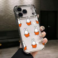 White Rabbit M-MiffIes Phone Case for Samsung Galaxy A57 A56 A55 A54 A53 A52 A37 A36 A16 A06 4G 5G Anti-drop Transparent Cover Galaxy A53 5G