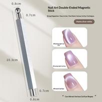 Strong Magnetic Long Double Head Nail Magnet Tool Pens Magnetic Cat Eye Gel Polish Nail Art Kit For Diy Salon Studio Or Home Use sidabras