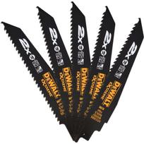 Tiesinių pjūklų geležtė Dewalt DT2300L-QZ, bimetalas, 152 mm, 5 vnt.