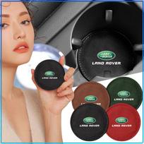 Car Cup Holder Pad PU Leather Slot Non-slip Coaster Mat For Land Rover Freelander 2 L2 L319 L462 LF Range Sport Evoque L322 Discovery 2 3 4 5 Defender 1pcs raudona