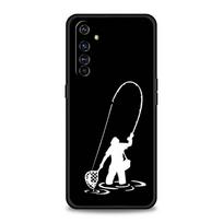 Fishing Heartbeat Phone Case For Realme 13 12 11 10 4G 9 8 5G 7 GT5 GT3 GT2 Pro Plus C21 C11 C25 C35 GT Neo 2 3 3T 5 Cover For Realme 7