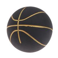 6 cm aukščio elastingas mini guminis krepšinis dekompresinis tuščiaviduris elastingas kamuolys vaikiškas žaislas lauko sportui paplūdimio mini krepšinis Black