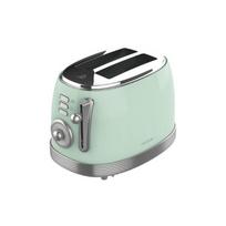 Cecotec  Toaster | Toast&Taste 800 Vintage | Power 850 W | Number of slots 2 | Housing material Stainless steel | Light Green | 3209 | 8435484032094