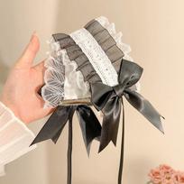 Lace Lolita Wing Angel Headband Ribbon Bowknot Hair Band New Head Wrap  Women Style D