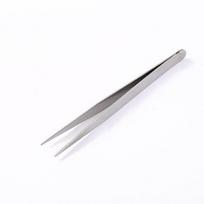 Stainless Steel Pet Flea & Tick Removal Tweezers - Single Head for Dogs & Cats. white