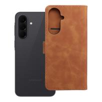 TENDER knygos dėklas SAMSUNG A37 5G rudos spalvos