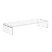 Ergonomiškas akrilo monitoriaus stovas nešiojamajam kompiuteriui 53x19x9cm
