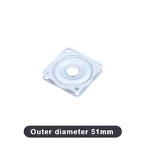 Steel Ball Bearing Rotating Lazy Susan Turntable Non Slip Sturdy Tray for Food Display Kitchen Table 51 sidabras