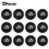 AAQG1 12Pcs Car Door Trunk Shock Absorbing Anti-Noise Sticker For Lexus F-SPORT ES RX NX LS UX LM LX GX LC RZ IS CT GS RC HS