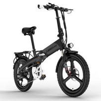 LANKELEISI G660 20-inch Foldable Urban Electric bicycle,500W48V12.8AH,Max Range 110 km,Max Load 120 kg G660 500W48V12.8AH-GY-YY