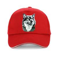 Animal Wolf Baseball Caps Hip-Hop Trucker Unisex Outdoor Sport Sunhat Women Breathable Snapback Adjust Hat gray