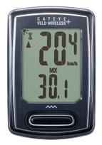 CAT EYE Cycle Computer VELO WIRELESS+ CC-VT235W Black 160-4302 Speedometer 55.5×37×16.5mm juoda