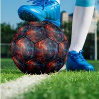 AC Milan Theme soccer ball Size 5 Soccer Ball Soft Touch Professional Training Football for Outdoor Sports Size 5