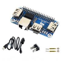 Raspberry Pi Zero 2W USB į Ethernet adapteris ir USB šakotuvo plėtotinė plokštė USB to RJ45 Ethernet Converter