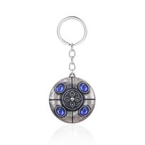 Elden Ring Keychain Necklace With Metal Pendant For Gift And Collectors mėlyna
