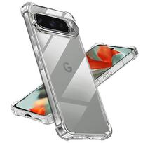 For Google Pixel 10 9 8 7 6 Pro XL 9A 8A 7A 6a Transparent Four Corners Shockproof Silicone Clear Case Airbag Bumper Back Cover TPU&Google Pixel 6 gryna