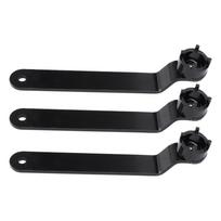3Pcs High Carbon Steel Angle Grinder Wrench Adjustable black 4 Claw Grinder Wrench Thickened Angle Grinder Spanner