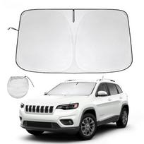 Car Windshield Sun Shade for Jeep Compass 2017-    Window Sunshade Foldable Window Sun Visor Cover Blocks UV Ray for Compass