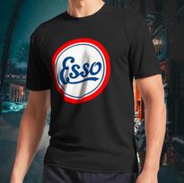 Men's and Women's T-shirts Esso Petrol Gasoline Diesel S