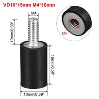 1Pcs New M4 M5 M6 M8 Rubber Shock Absorber Anti-vibration Male Thread Crash Pad VD Type Bobbin Mount Isolator Tool Parts