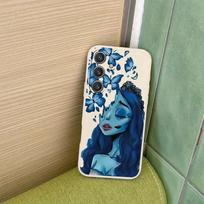 Zombie Bride Emily Skull Samsung S26edge Silicone Soft Case S23Ultra All-Inclusive Anti-Drop Phone Case S26