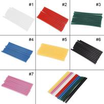 10 vnt spalvotų klijų lazdelių, skirtų elektriniams klijams 10pcs(150mm) raudona