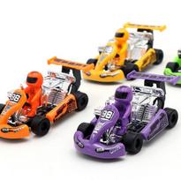 Vaikų žaislai Dėlionė Inercinis automobilis Traukiamas atgal Kartingas Formula Car