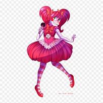 Circus Baby Piešinys Five Nights At Freddy's Sister Location Piešinys Termonuklijavimas Drabužiams Marškinėliams Krepšiui Šilumos Pernešimo Lipdukai Termonuklijavimo Lopai pink