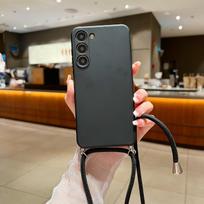 Dirželis Grandinėlė Dirželis Dėklas Samsung S25 Ultra S24 S23 Plus S22 S21 FE S26 A56 A36 A16 A06 A55 A35 A15 A25 A52 A17 A37 A57 Dirželis Kaklo Virvutė Dangtelis Samsung S21 juoda