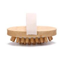 Stress Release Comb Massager Neck Arm Back Scratcher Relaxing 7*13cm wood massager comb Body Massage Knock Hammer beige