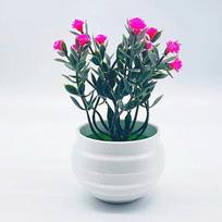 PP Plastic Fake Flower Pot Simulation Gypsophila Small Potted