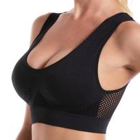 Moterų didelio dydžio besiūlė sportinė liemenėlė Sexy Push-up liemenėlė be kaulo, belaidė viršutinė dalis XXXXXXL