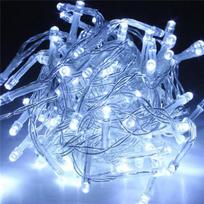 1000/500/300/200/100LEDS Šviesos stygos fėjų lemputės Lauko Neperšlampamos 8 režimų šviesos stygos Vestuvių Kalėdų vakarėlio dekoravimas namams 2022 Navidad 10M 100LED-EU Plug balta