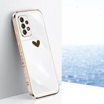Dėklas Samsung Galaxy A53 5G Mielas Padengtas Meilės Širdelės Rėmelis Galinis Dangtelis Samsung Galaxy A53 A 53 galaxyA53 5G Minkšto Silikono Telefonų Dėklai Samsung Galaxy A53 5G balta