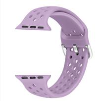 Silikoninis dirželis Apple Watch apyrankei 49mm 41mm 45mm 40mm 44mm 38mm 42mm Elastinis diržas, laikrodžio apyrankė IWatch 3 5 6 SE 7 8 Ultra 38mm 40mm 41mm violetinė