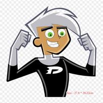 Danny Phantom Tucker Foley Jack Lyginimo pleistrai Šilumos perdavimo spausdinimo vinilo pleistrai Lipdukas drabužiams „Pasidaryk pats“ aplikacijos Plaunami pleistrai gray