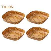 4/8 vnt. nertinių kaulų indas Didelės talpos saugykla suapvalintais kraštais Patikimas pyragas Vaisiai Desertas Stalo reikmenys Padėklas Restorano priedai 4pcs