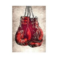 Pop meno sporto salė Bokso pirštinės Drobės Tapyba Sporto salė Įkvepiantis plakatas ir spaudiniai gyvenamojo kambario namų dekoravimui Cuadros 21*30cm