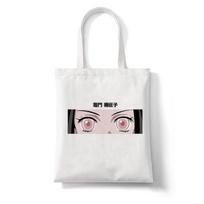 „Demon Slayer“ pirkėjų krepšys „Anime“ pirkinių krepšiai „Rengoku Kyoujurou Kimetsu No Yaiba“ drobinis krepšys Rankinės „Harajuku“ pečių krepšiai 24*26cm