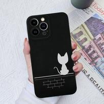 Dėklai Apple iPhone X XS XR SE 6 7 8 11 12 13 14 Pro Max galinis dangtelis Cute Fashion Skystas Minkštas Silikoninis animacinis piešinys skirtas iPhone Shell buferiui iPhone 6