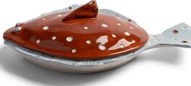 &K Amsterdam Lėkštė su dangčiu Plaice, ruda