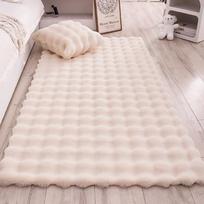 Winter Living Room Cream Style Bedroom Bedside Plush Blanket Living Room Plush Carpet Bubble Velvet Floor Mat Bay Window Cushion Sofa Blanket 40*40cm gray